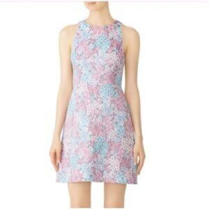 Kate Spade Floral Jaquard A Line Dress Sz 6 NWT